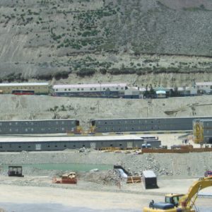 Construcción Campamento Proyecto Los Bronces